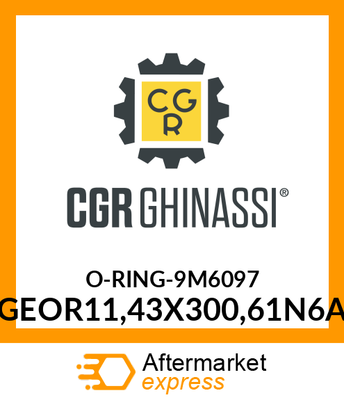 O-RING-9M6097 GEOR11,43X300,61N6A