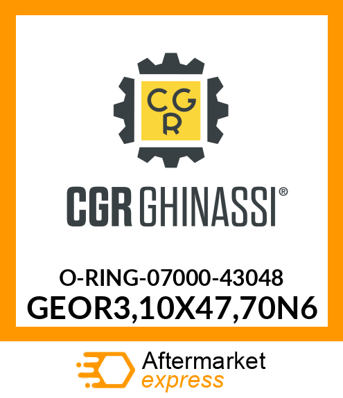 O-RING-07000-43048 GEOR3,10X47,70N6