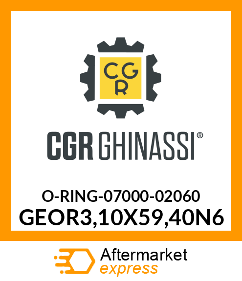 O-RING-07000-02060 GEOR3,10X59,40N6