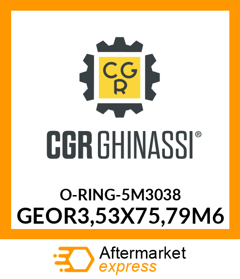 O-RING - 5M3038 GEOR3,53X75,79M6