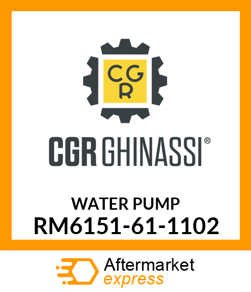 WATER PUMP RM6151-61-1102