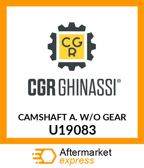 CAMSHAFT A. W/O GEAR U19083