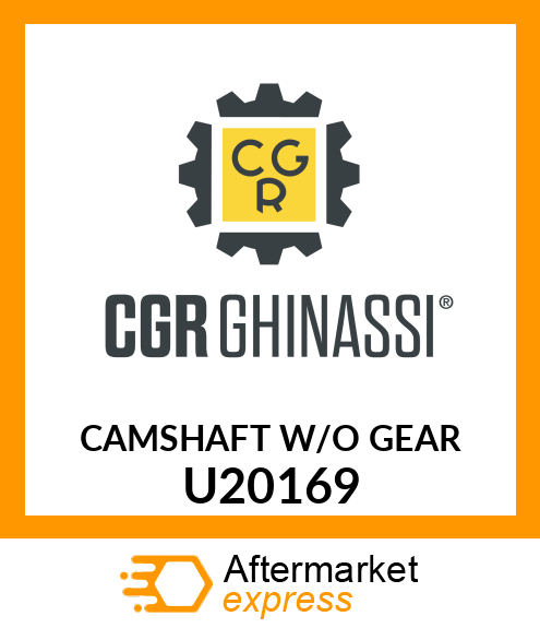 CAMSHAFT W/O GEAR U20169