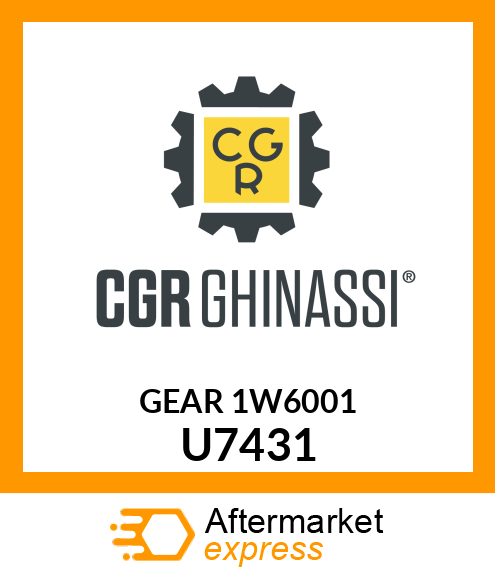 GEAR 1W6001 U7431