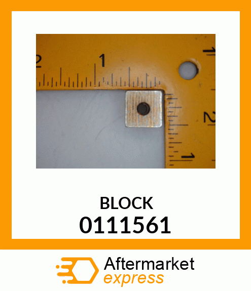 Spare part 0111561 + BLOCK