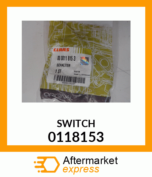 Spare part 0118153 + SWITCH