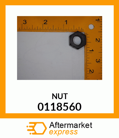 Spare part 0118560 + NUT