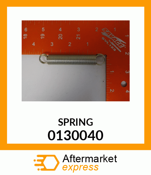 Spare part 0130040 + SPRING