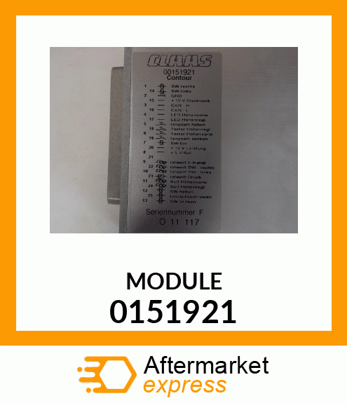 Spare part 0151921 + MODULE