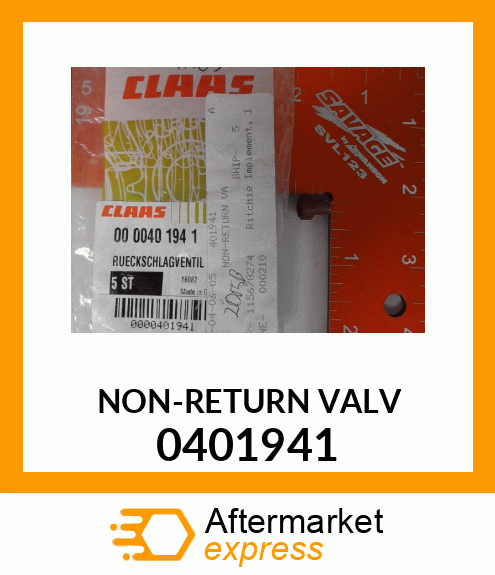 Spare part 0401941 + NON-RETURN_VALV