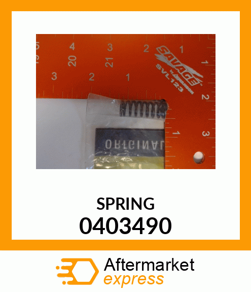 Spare part 0403490 + SPRING