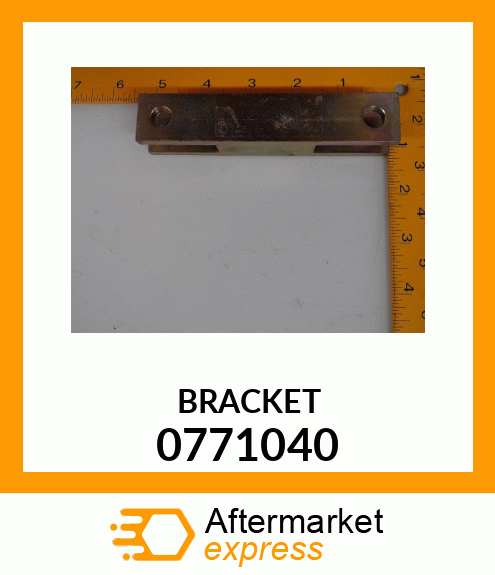 Spare part 0771040 + BRACKET