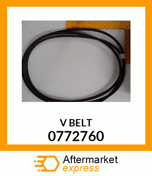 Spare part 0772760 + V_BELT