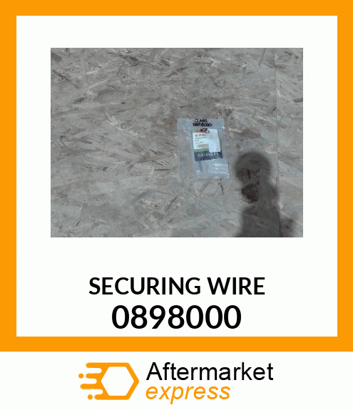 Spare part 0898000 + SECURING WIRE