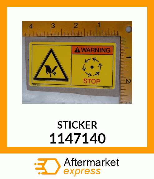 Spare part 1147140 + STICKER