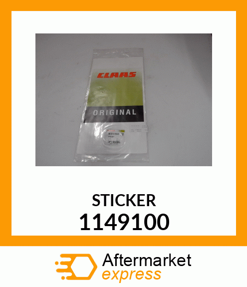 Spare part 1149100 + STICKER