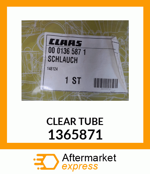 Spare part 1365871 + CLEAR_TUBE