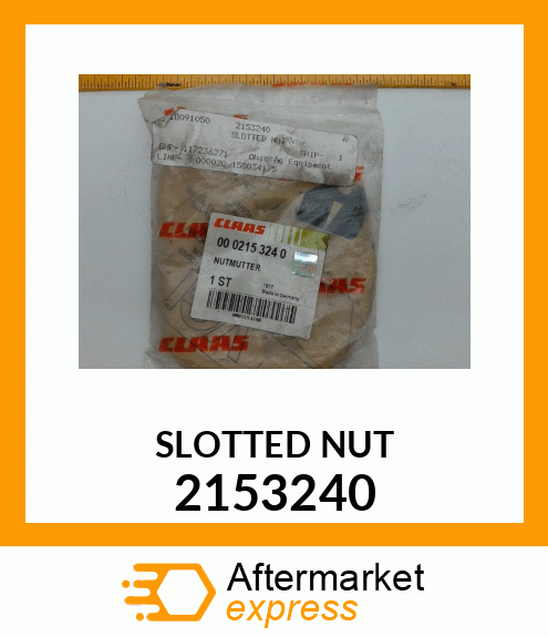 SLOTTED NUT 2153240