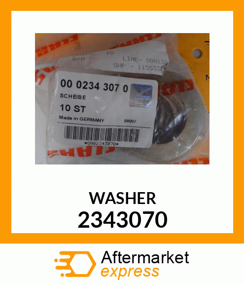 WASHER 2343070