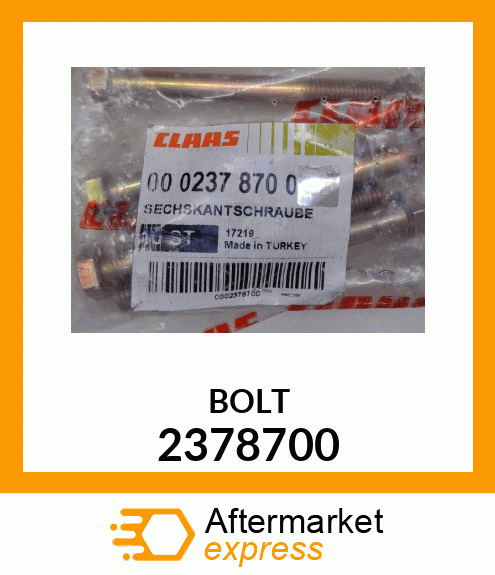 BOLT 2378700