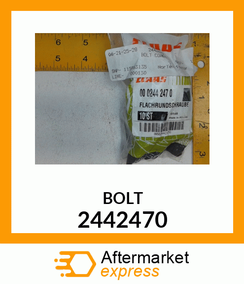 CARAGE BOLT 2442470