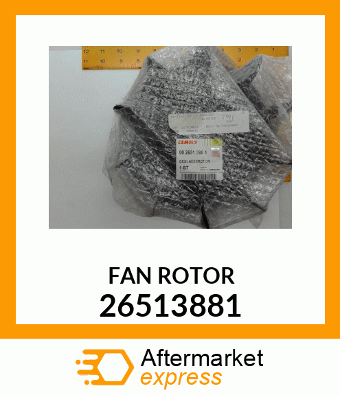 FAN ROTOR 26513881