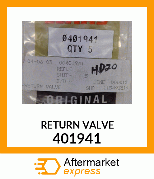 RETURN_VALVE 401941