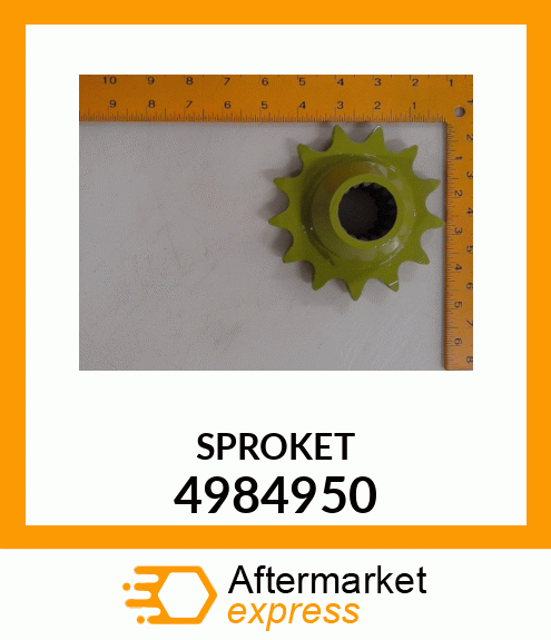 SPROKET 4984950