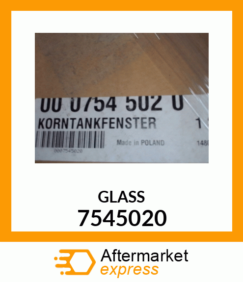 GLASS 7545020