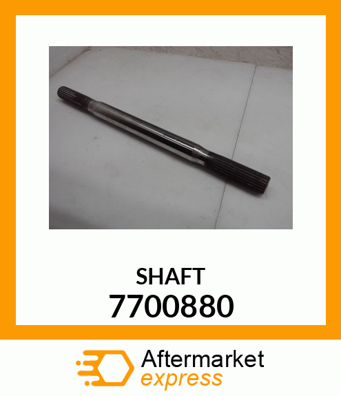 SHAFT 7700880