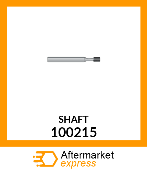 SHAFT 100215