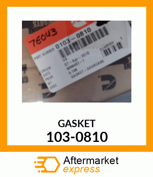 GASKET 103-0810