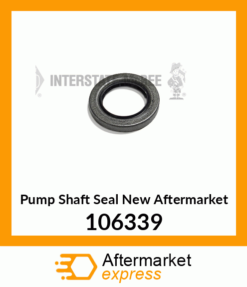 Pump Shaft Seal New Aftermarket 106339