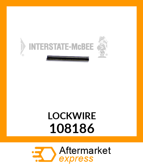 Spare part 108186 + LOCKWIRE