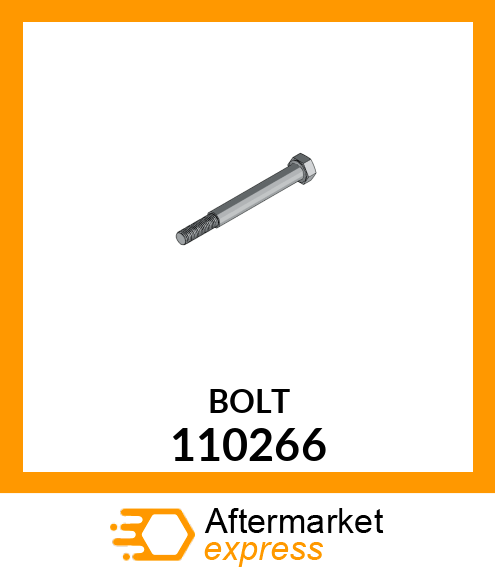 Spare part 110266 + BOLT