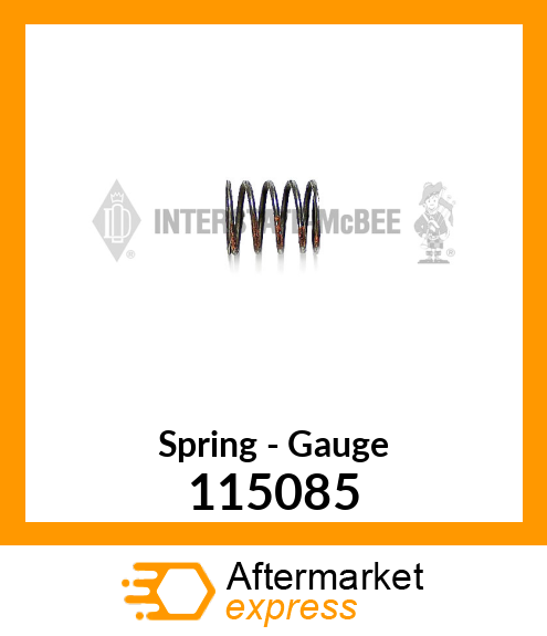 Spare part 115085 + SPRING