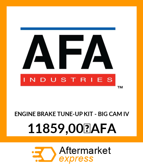 ENGINE BRAKE TUNE-UP KIT - BIG CAM IV 11859,00 AFA