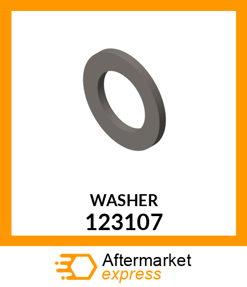 Spare part 123107 + WASHER