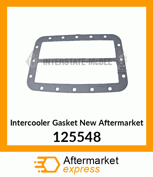 Spare part 125548 + Intercooler Gasket New Aftermarket