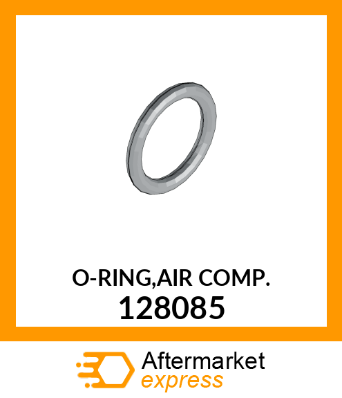 Spare part 128085 + O-RING,AIR COMP.