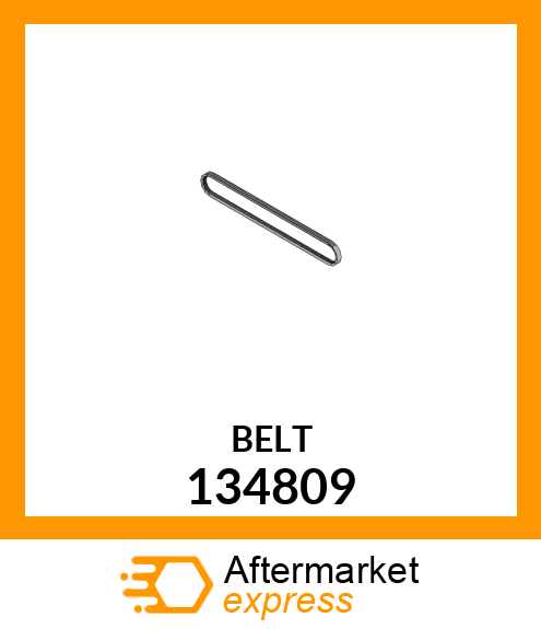 Spare part 134809 + BELT