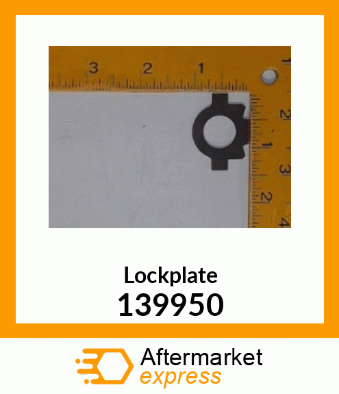 Spare part 139950 + LOCK