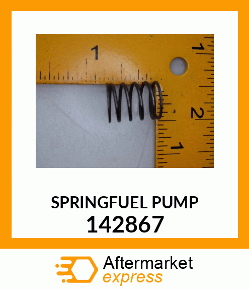 Spare part 142867 + SPRINGFUEL_PUMP