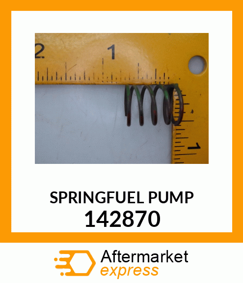 Spare part 142870 + SPRINGFUEL_PUMP