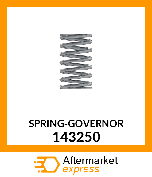 SPRING-GOVERNOR 143250