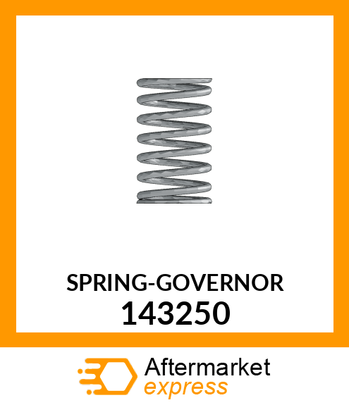 SPRING-GOVERNOR 143250