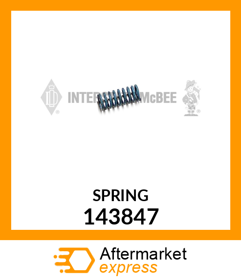 Spare part 143847 + SPRING