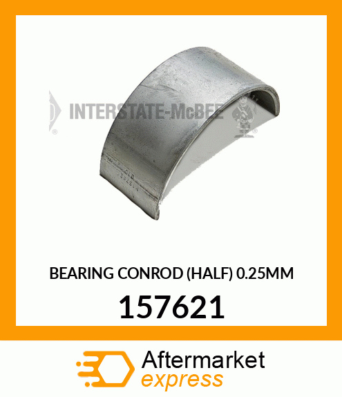 BEARING CONROD (HALF) 0.25MM 157621