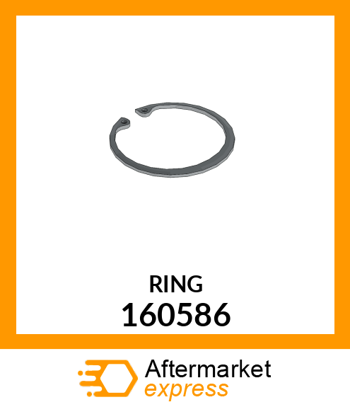 Spare part 160586 + RING