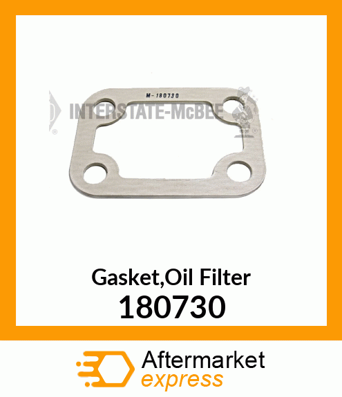 Gasket,Oil Filter 180730